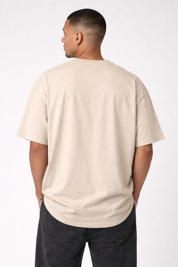 BELIEF” Bold Typography Oversized T-Shirt