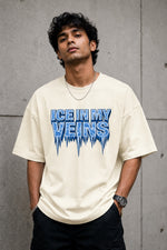 ICE IN MY VEINS Oversized Graphic T-Shirt