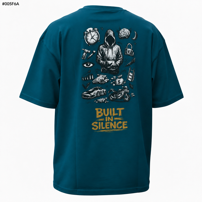 Built in Silence – Men's Oversized T-Shirt