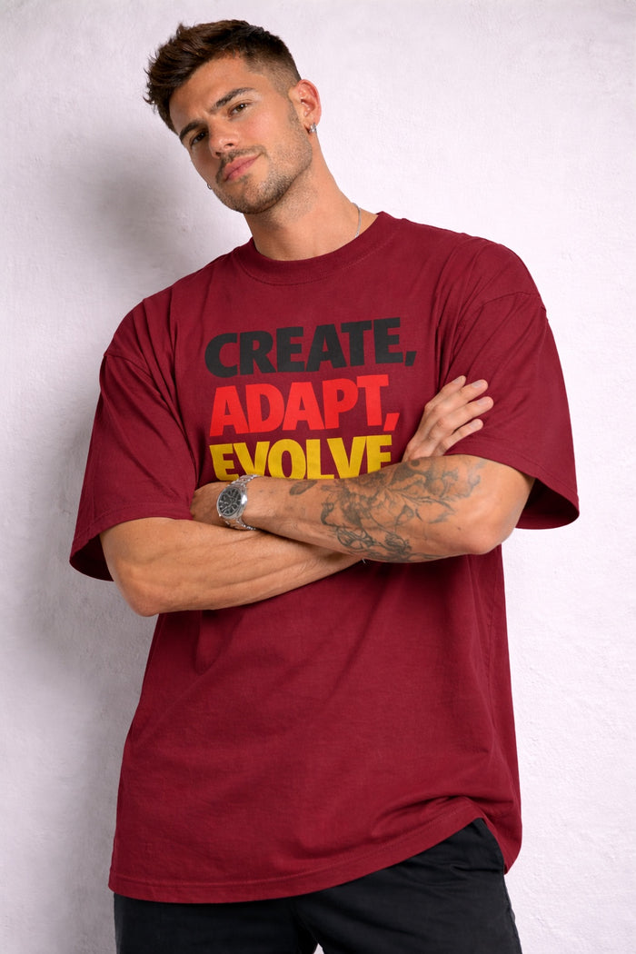 Create. Adapt. Evolve Oversized Tee