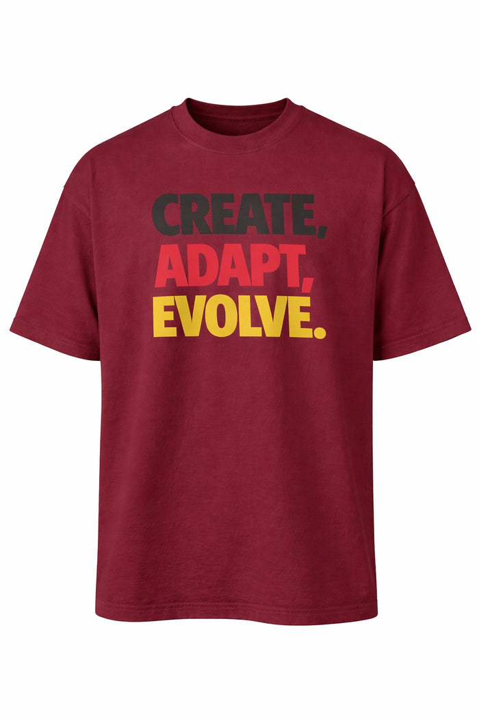 Create. Adapt. Evolve Oversized Tee