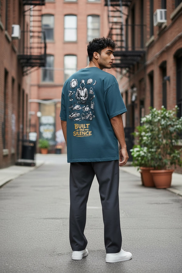 Built in Silence – Men's Oversized T-Shirt