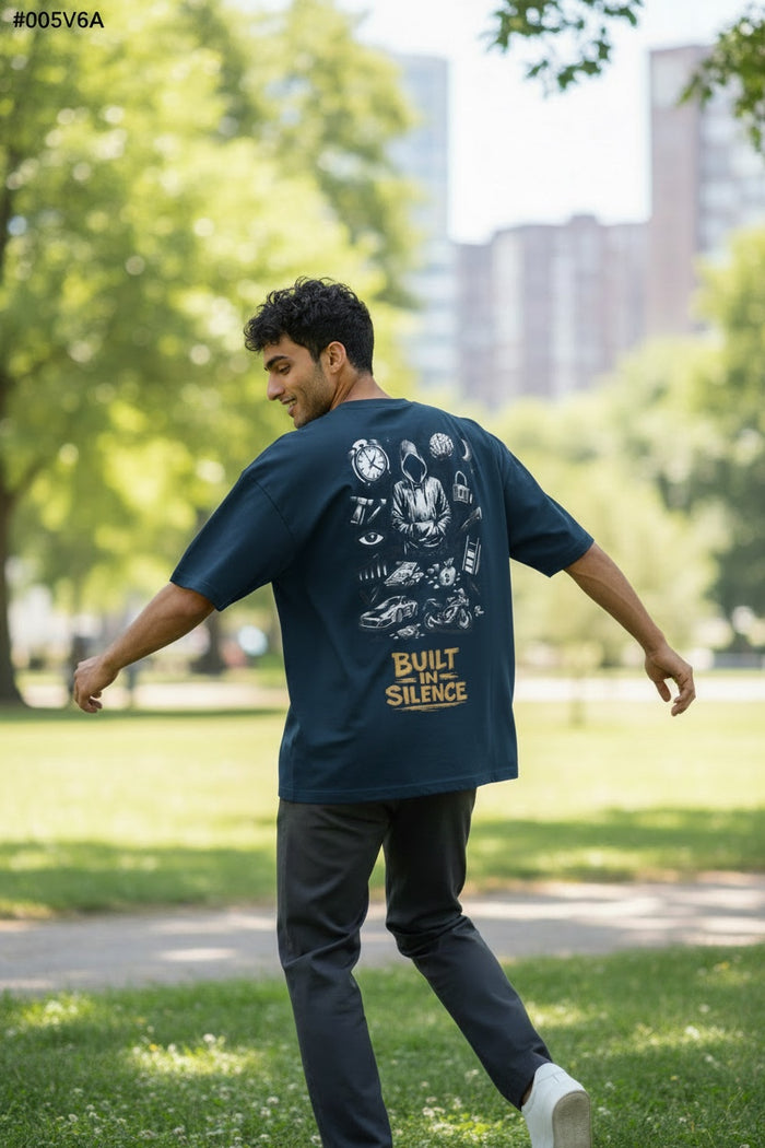 Built in Silence – Men's Oversized T-Shirt