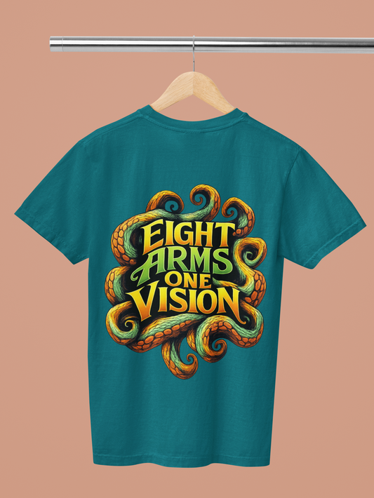 MEN'S OVER SIZED T SHIRT EIGHT ARMS ONE VISION