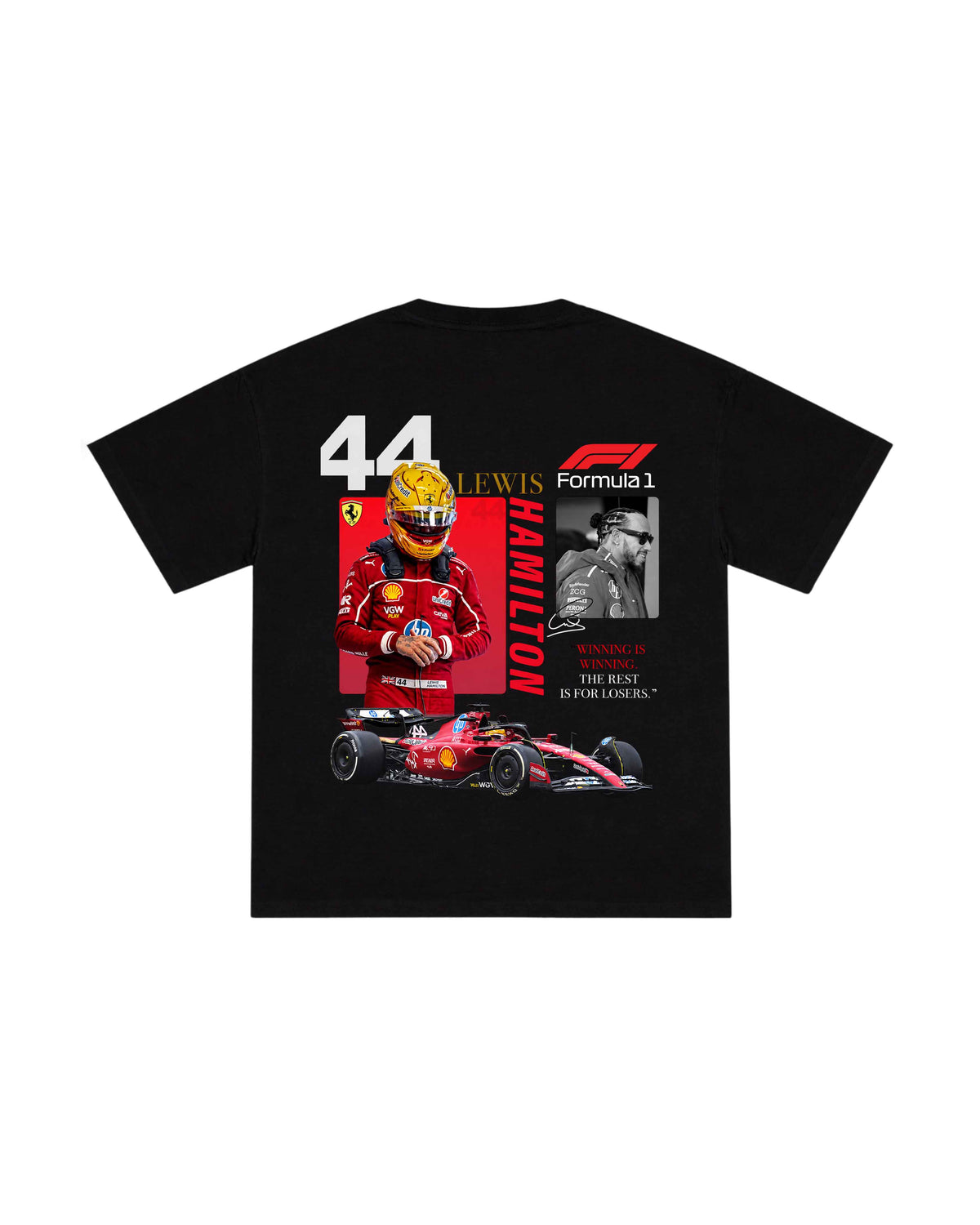 Lewis Hamilton Ferrari Oversized T-Shirt