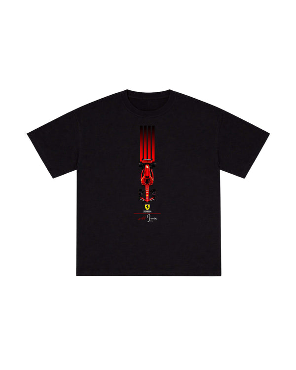Lewis Hamilton Ferrari Oversized T-Shirt Image 2