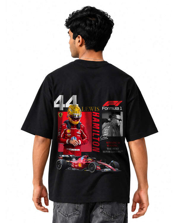 Lewis Hamilton Ferrari Oversized T-Shirt Image 3