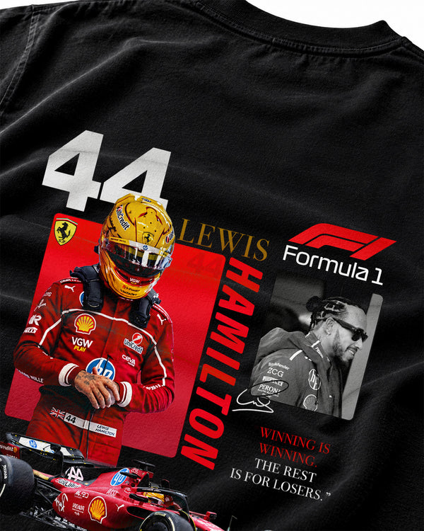 Lewis Hamilton Ferrari Oversized T-Shirt Image 4
