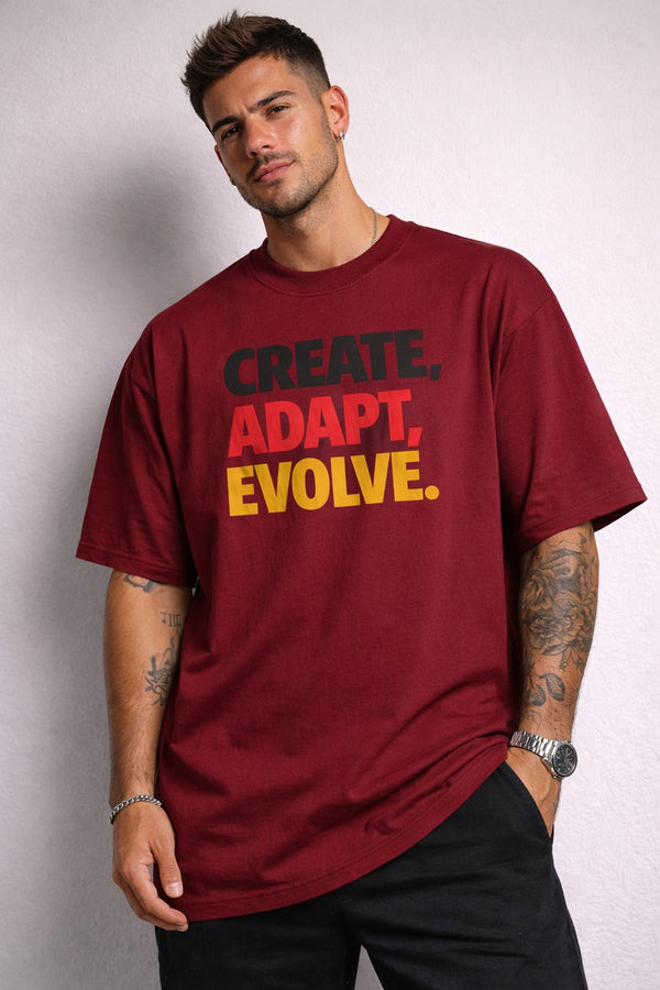 Create. Adapt. Evolve Oversized Tee