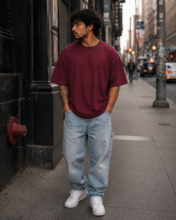 Men's Oversized T-Shirt – Not Arrogant, Just Better (Lion Edition) Image 3