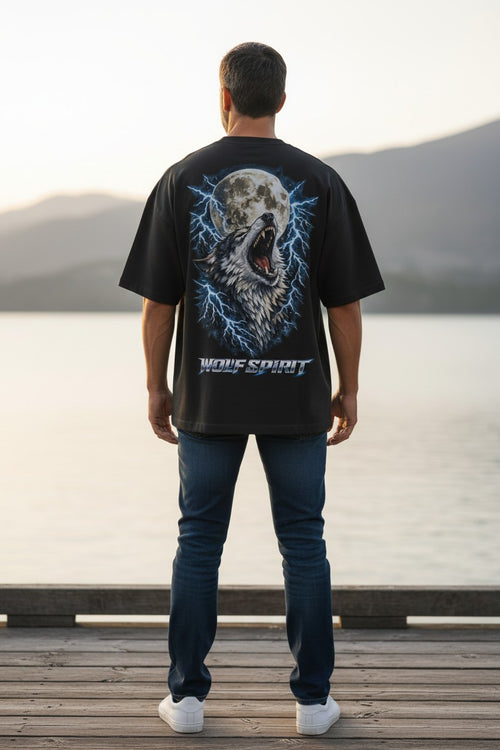 Wolf Spirit – Oversized Graphic T-Shirt