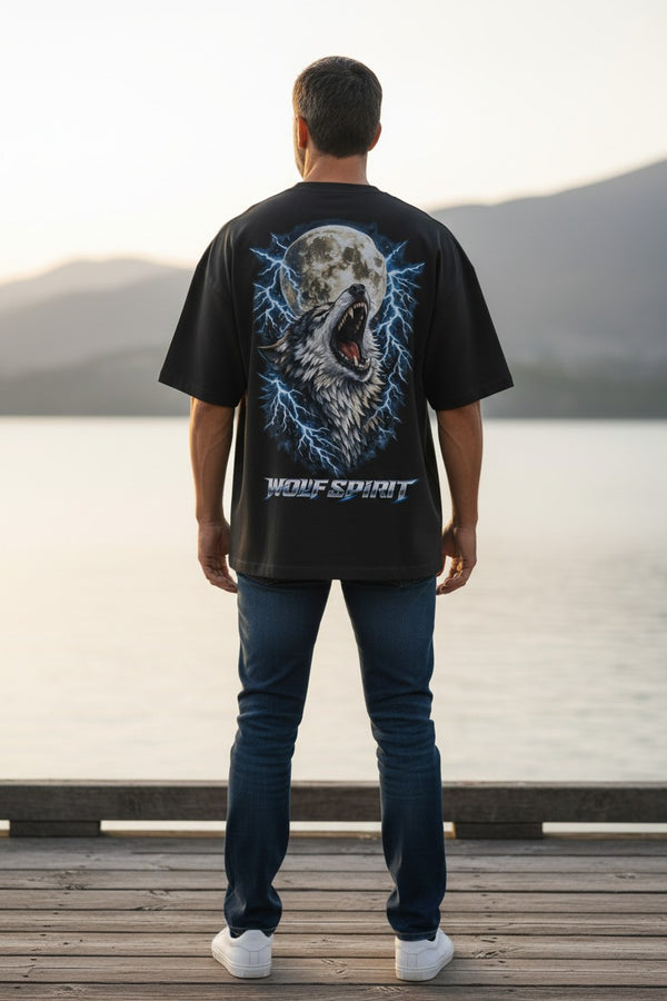 Wolf Spirit – Oversized Graphic T-Shirt